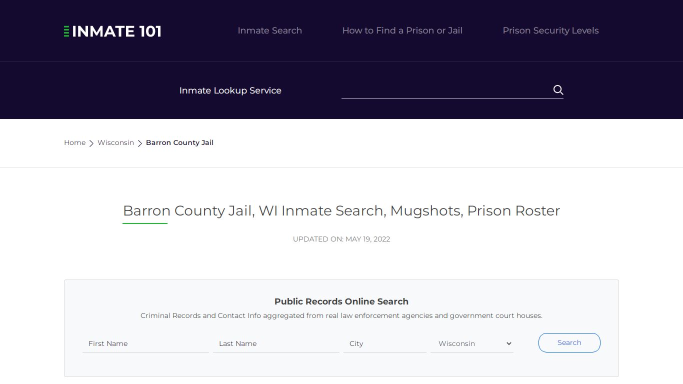 Barron County Jail, WI Inmate Search, Mugshots, Prison Roster